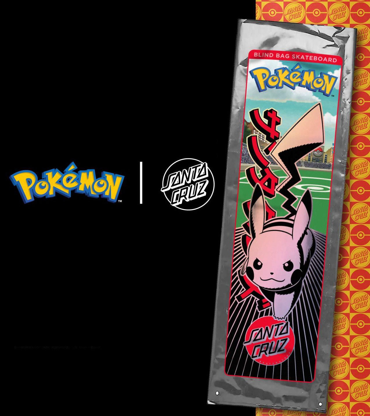 Gotta Skate 'Em All Santa Cruz x Pokémon Limited Edition Skateboard D SK8 Clothing Gotta Skate 'Em All Santa Cruz x Pokémon Limited Edition Skateboard D SK8 Clothing