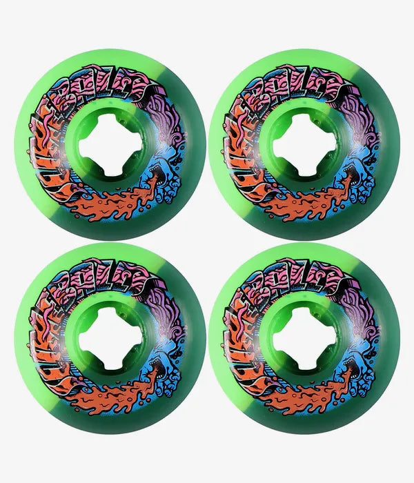 Slime Balls Greetings Speed Balls 99A 56mm Wheels, Green Black