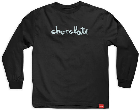 Chocolate Chunk LS Tee, Black
