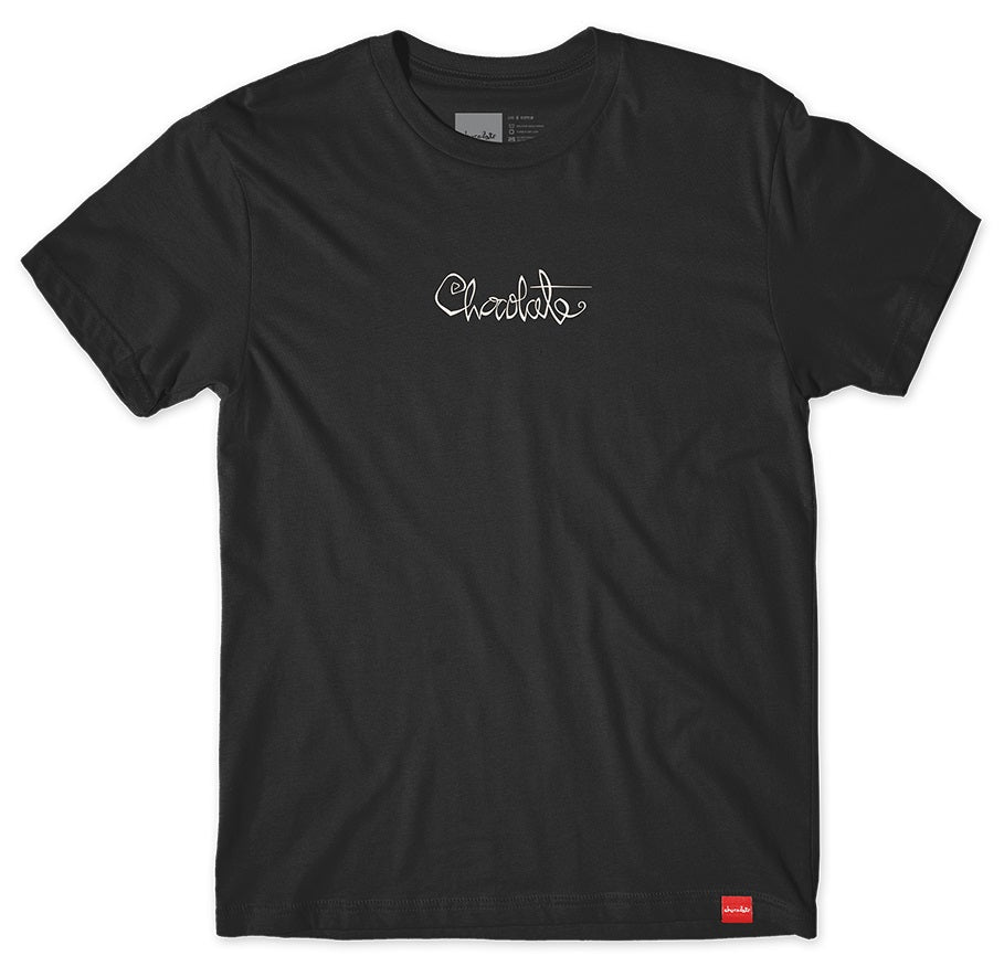 Chocolate 94 Script Tee, Black