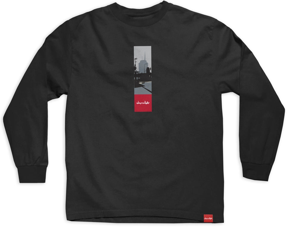 Chocolate Return City LS Tee, Black