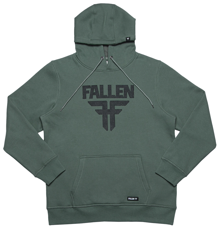 Fallen Insignia Hoodie, Olive