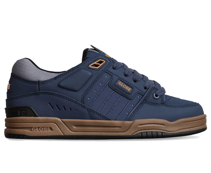 Globe Fusion Skateboarding Shoes Navy Grey