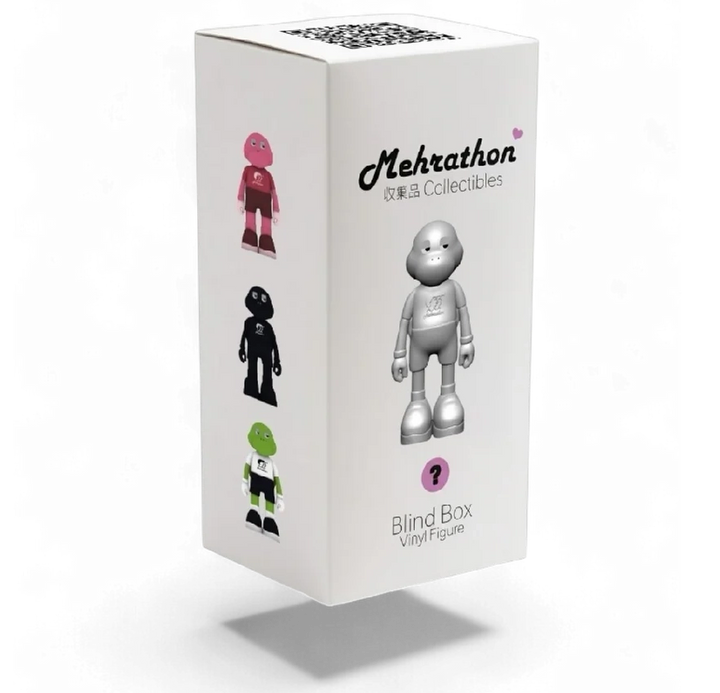 Mehrathon Collectibles Blind Box Vinyl Figure featuring one random 5-inch colorway from the inaugural set.