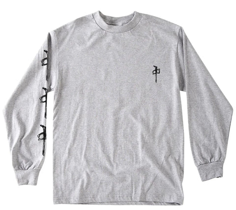 RDS Chung Griptape LS Tee, Heather Grey