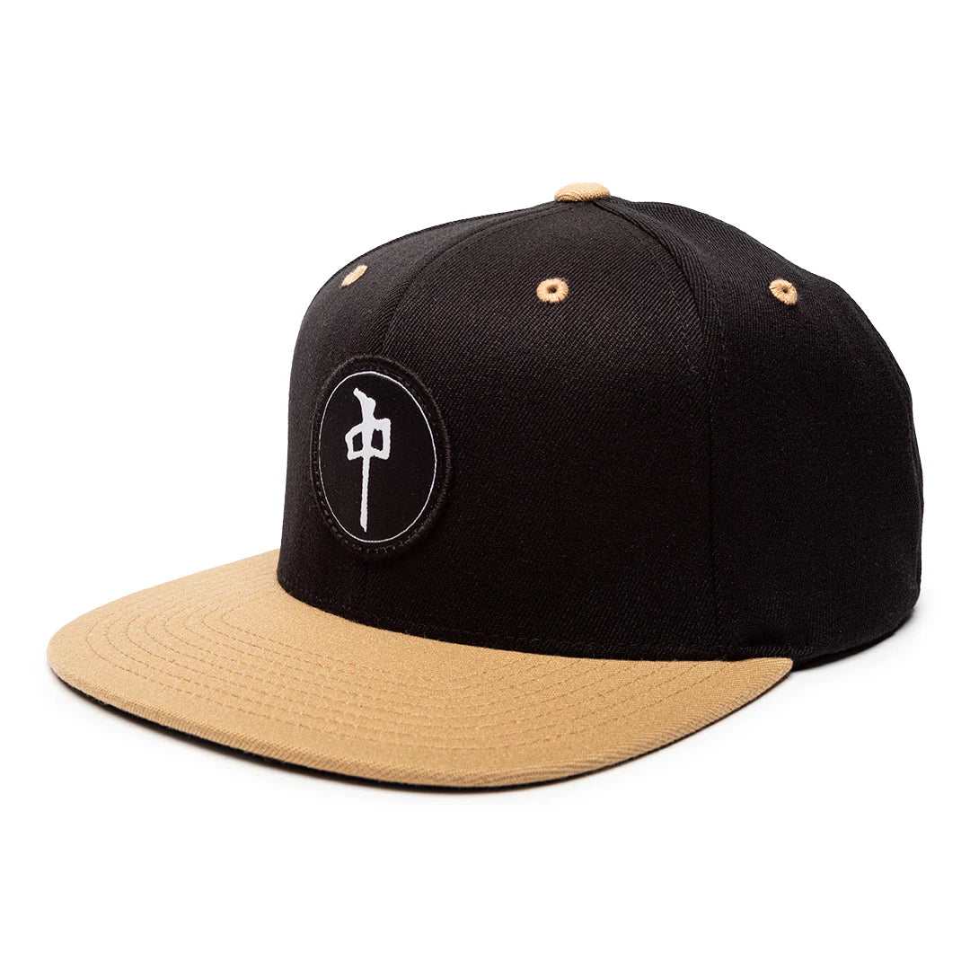 RDS FlexFit OG Puffy Hat with wool blend camo fabric, brook trout logo patch, and stretch-fit comfort.