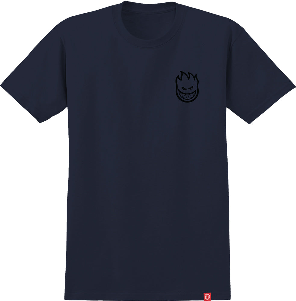 Spitfire Lil Bighead Tee, Navy Black