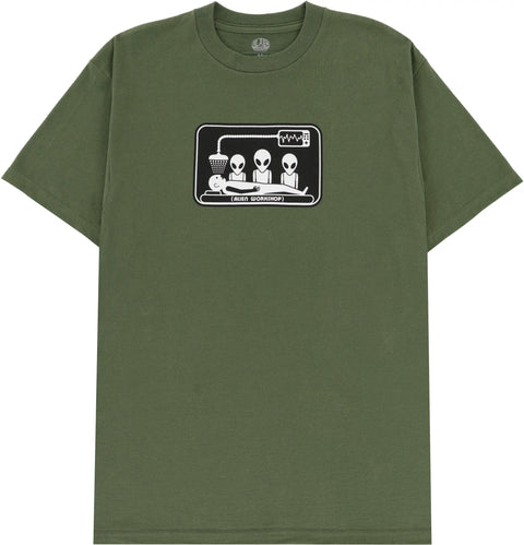 Alien Workshop Abduction Tee, Olive