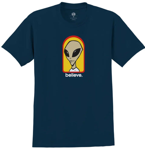 Alien Workshop Believe Tee, Navy