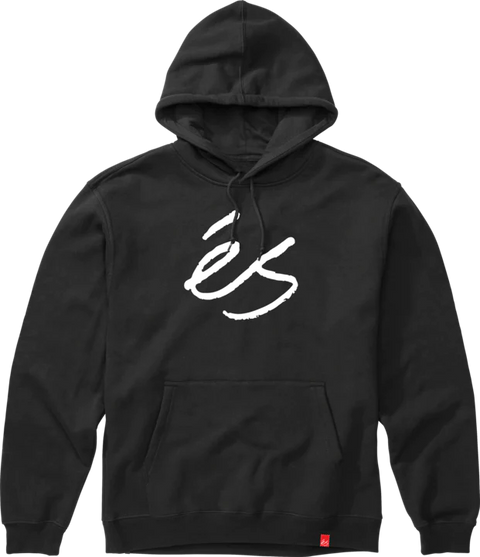 eS Script Hoodie, Black White