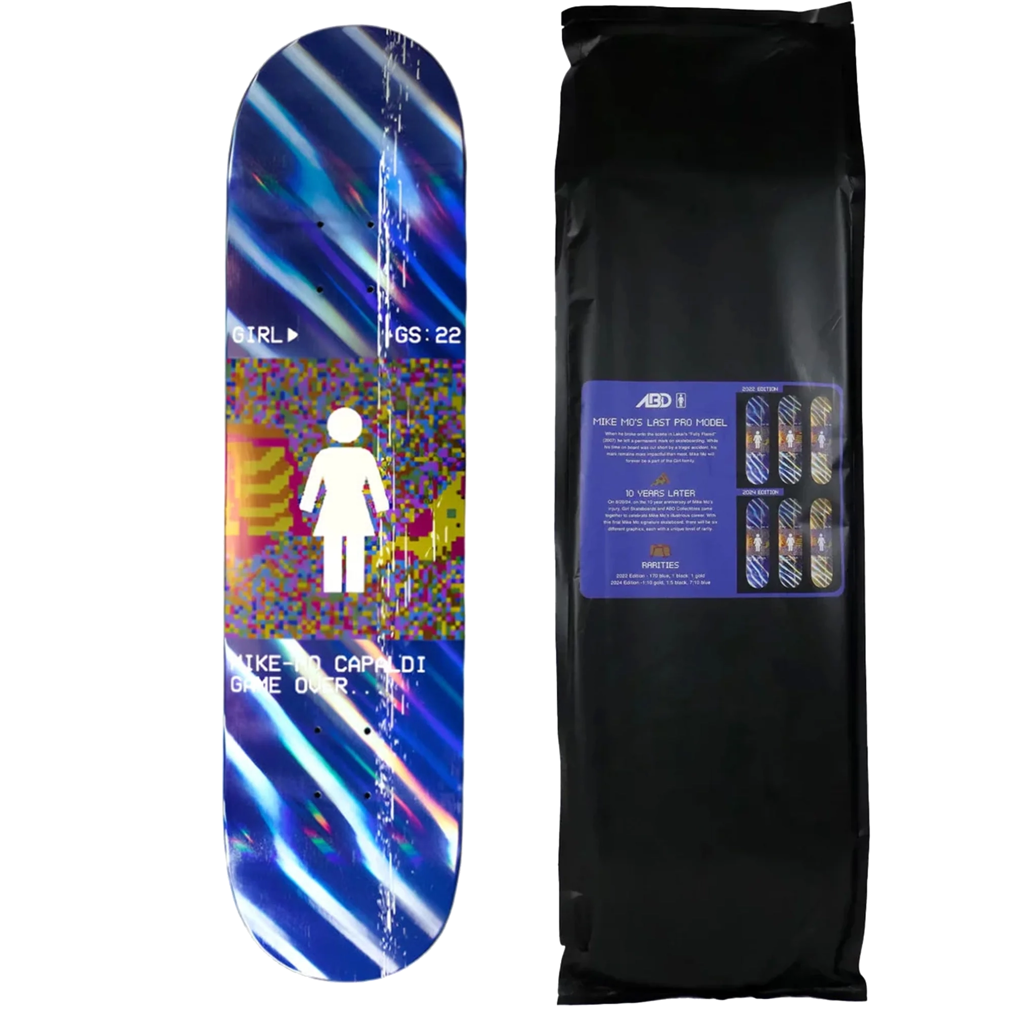 新品未使用品！GIRLデッキ MIKE MO直筆サイン入り！！8.25 Girl Mike Mo Game Over Blind Bag Deck 8.25 – SK8 Clothing