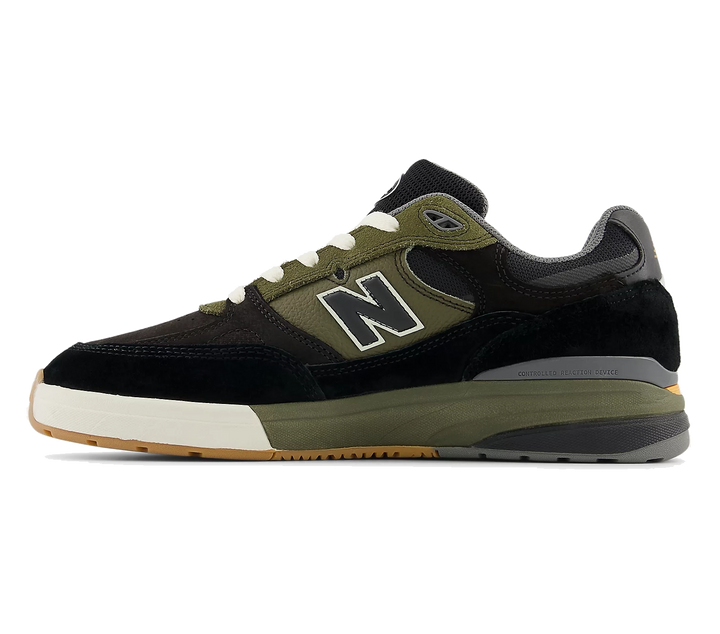 New Balance Numeric Andrew Reynolds 933 Shoe, Black Dark Olive
