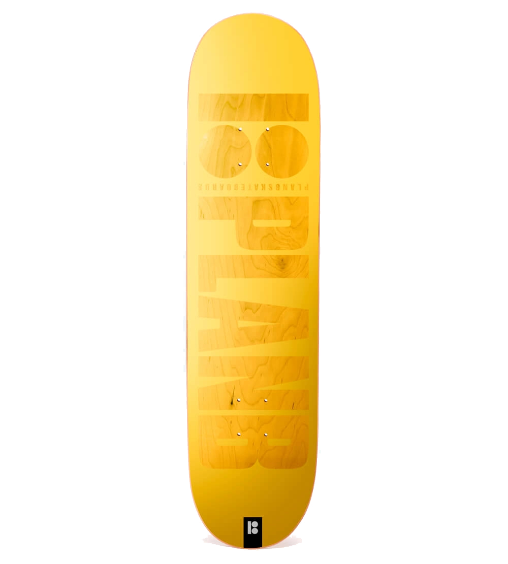 Plan B Skateboards Team Grain Yellow Deck 8.25