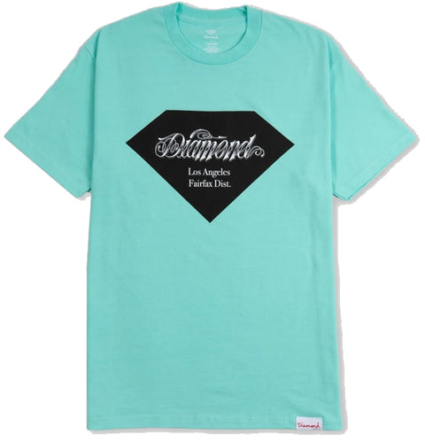 Diamond Supply Co District Tee, Diamond Blue