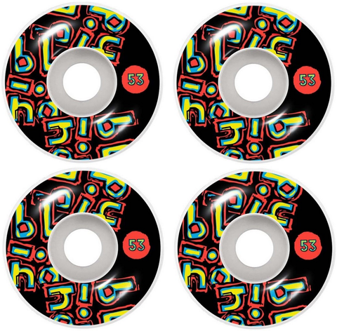 Blind OG Stacked Black Wheels 53mm