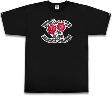 Crooks & Castles Roses Tee, Black