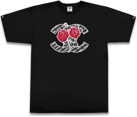 Crooks & Castles Roses Tee, Black
