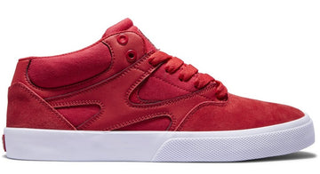 DC Shoes Kalis Vulc Mid Shoe, Athletic Red