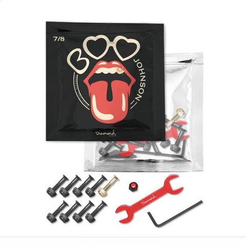 Diamond Supply Co Boo Johnson Hella Tight 7/8" Allen Hardware, Red