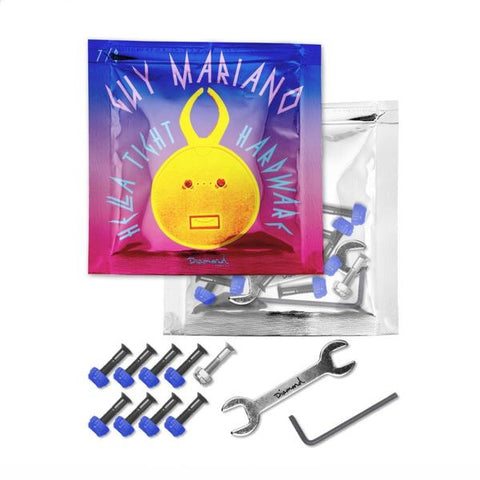 Diamond Supply Co Guy Mariano Hella Tight 7/8" Allen Hardware, Silver