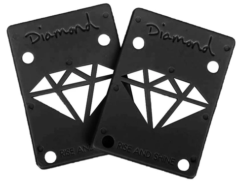 Diamond Supply Co Rise and Shine1/8" Risers, Black