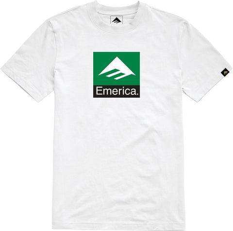 Emerica Classic Combo Tee, White