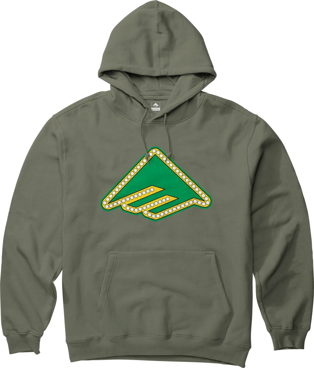 Emerica x Shake Junt Triangle Lights Hoodie, Military