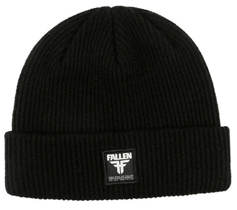 Fallen Insignia Beanie, Black White