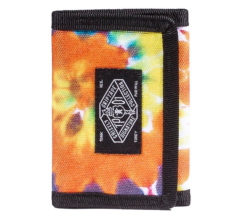 Grizzly TP01 Velcro Wallet, Tie-Dye