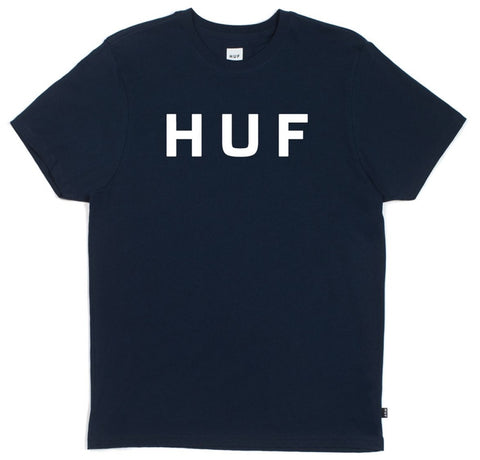 HUF Original Logo Tee, Navy