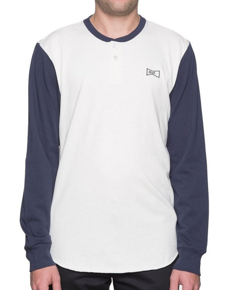 HUF Clubber Henley, Navy off White