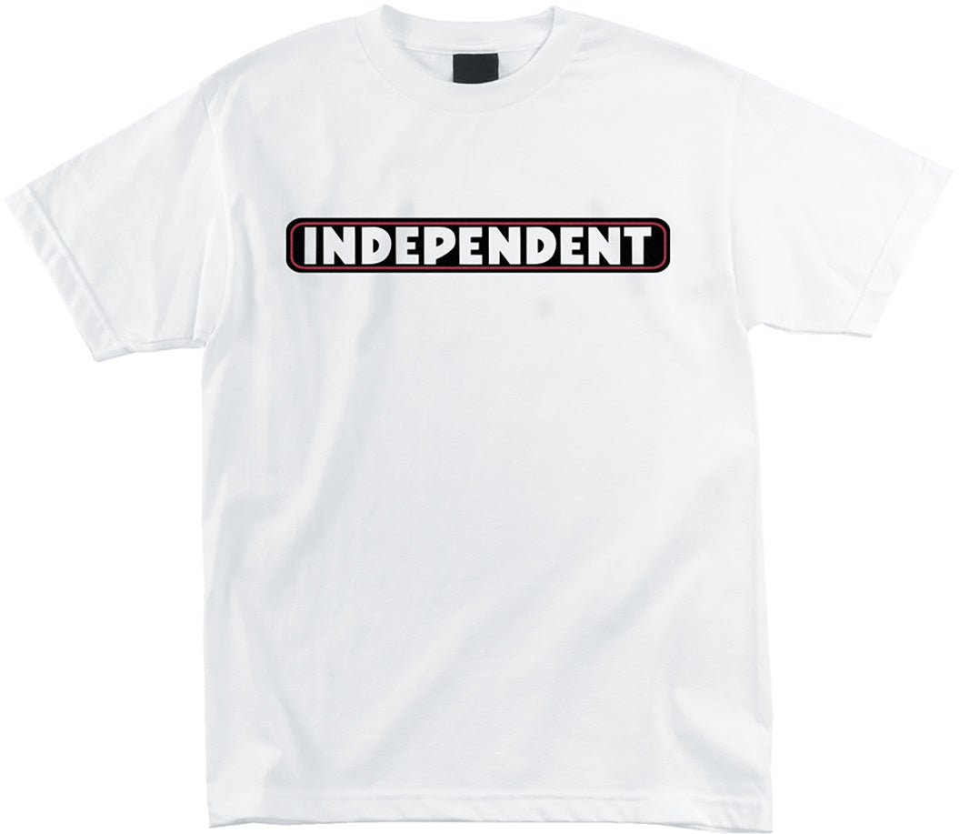 Independent Bar Logo Tee, White