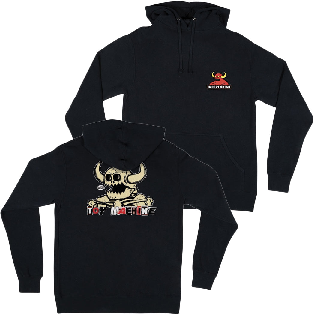 Independent x Toy Machine Mash Up Hoodie, Black – SK8 Clothing