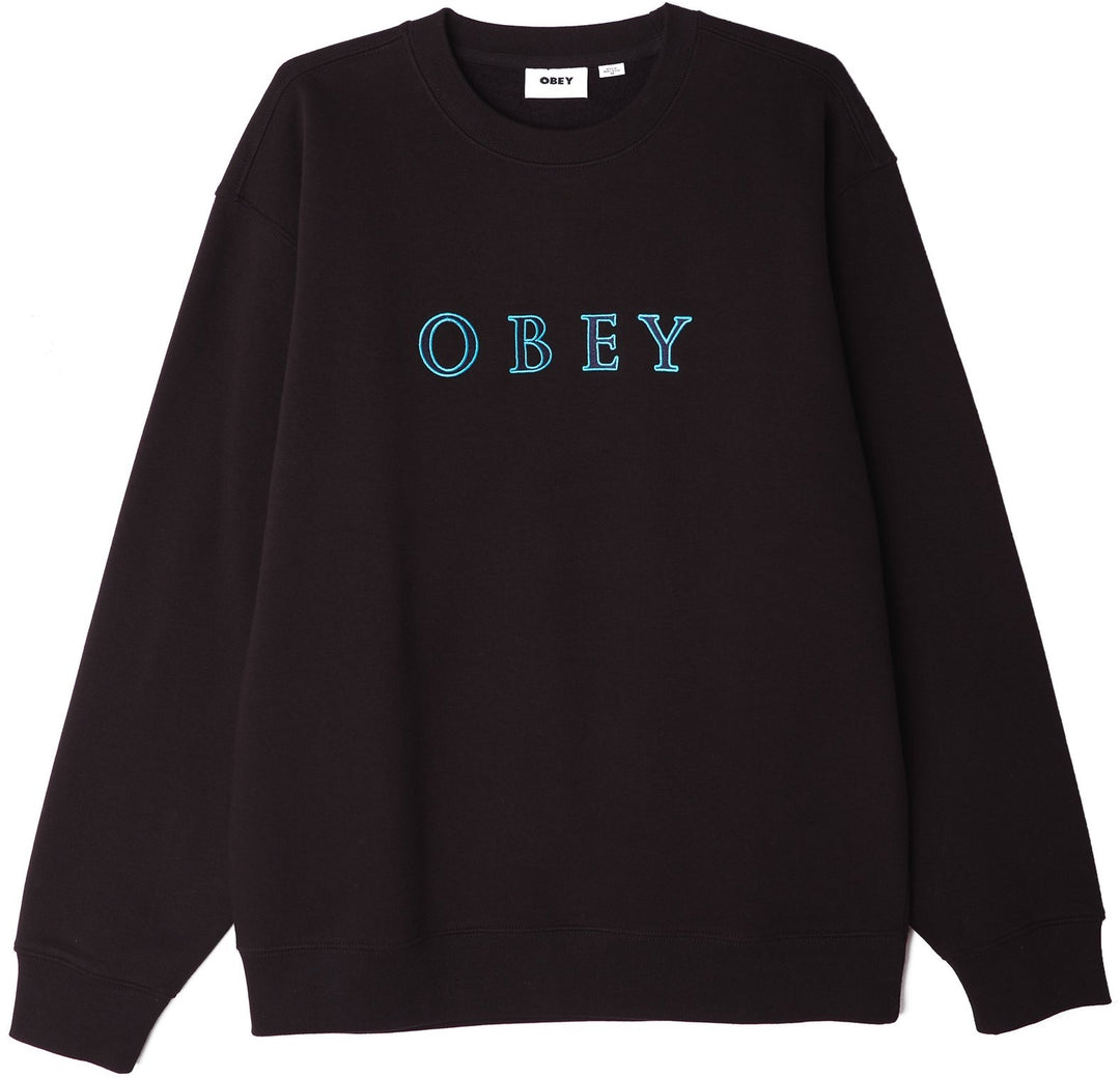 OBEY Curtis Crew, Black