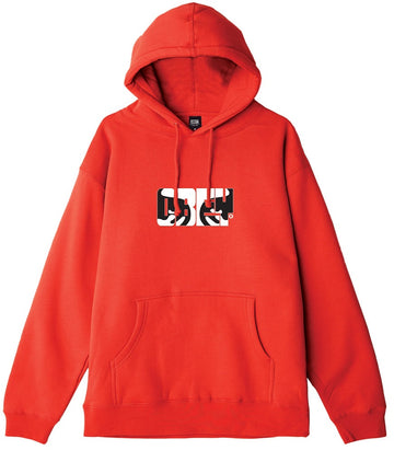 OBEY Eyes of OBEY Box Fit Hoodie, Red