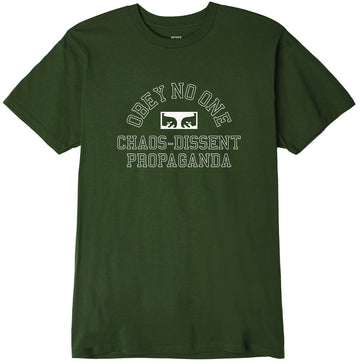 OBEY No One Eyes Tee, Forest Green