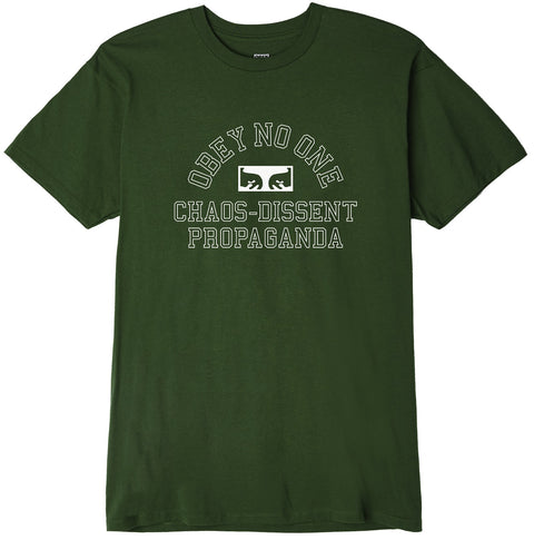OBEY No One Eyes Tee, Forest Green
