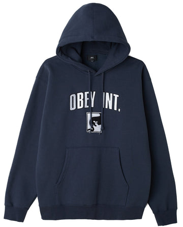 OBEY Int. Hoodie, Slate Blue