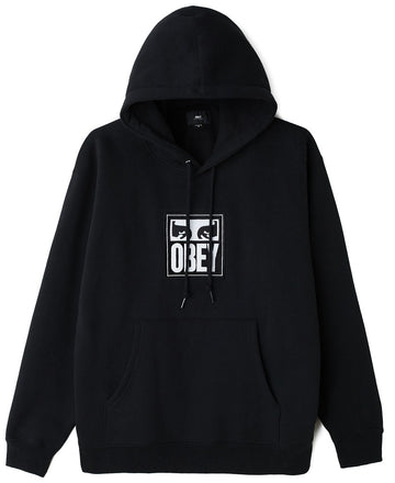 OBEY Split Eyes Hoodie, Black