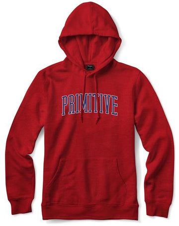 Primitive Collegiate Arch Outline Hoodie, Red