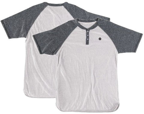 RDS Sidetrack Raglan, Heather Grey Dark Heather