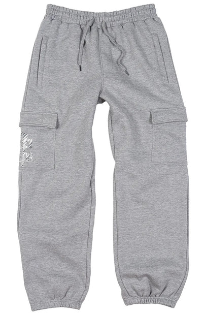 RDS OG Staggered Cargo Sweatpants, Athletic Heather