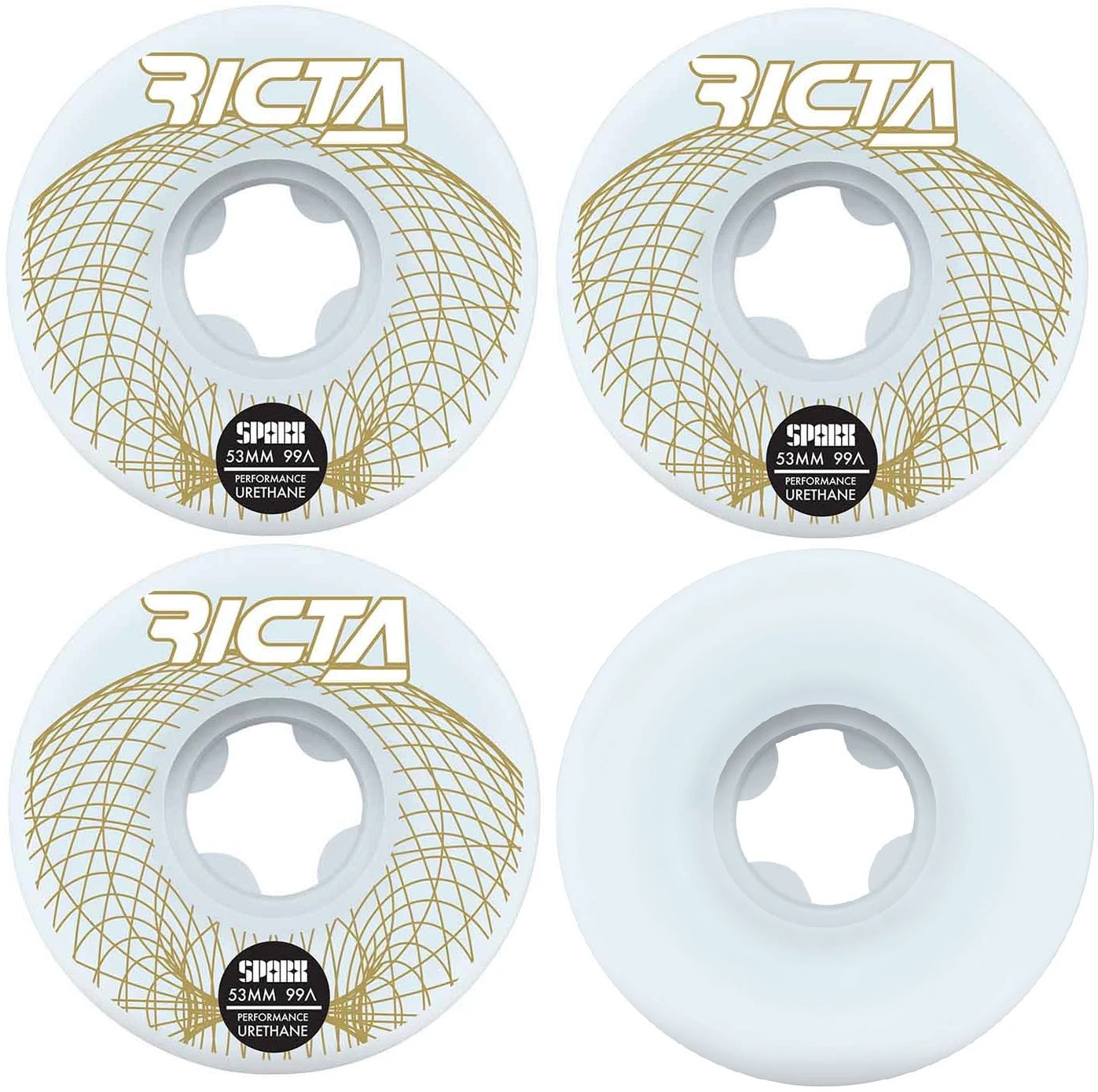 RICTA Wireframe Sparx Wheels 99A 53mm