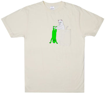 RIPNDIP Break Yo Self Pocket Tee, Natural