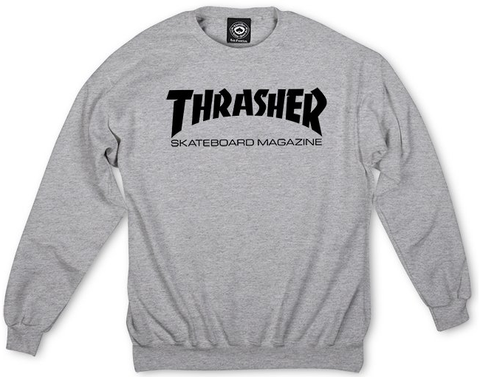 Thrasher Skate Mag Crew, Grey