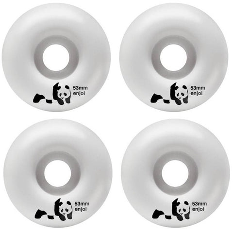 Enjoi Panda 53mm Wheels Whitey