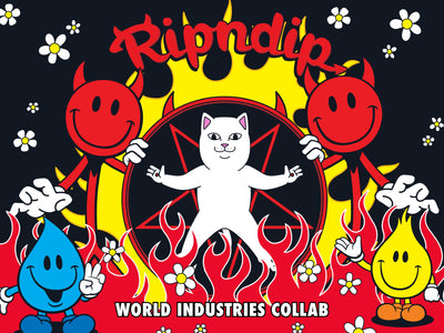 The Ultimate Mashup: RIPNDIP x World Industries Drops New Collection