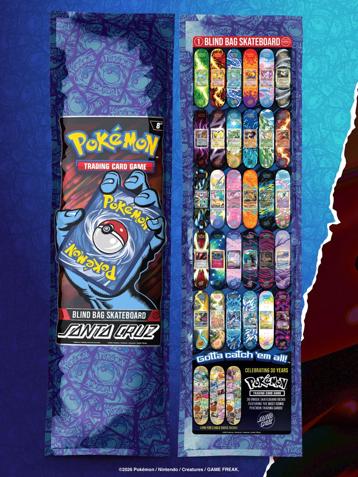 Santa Cruz x Pokémon TCG Blind Bag Deck 8.0 (Insured Shipping Included)