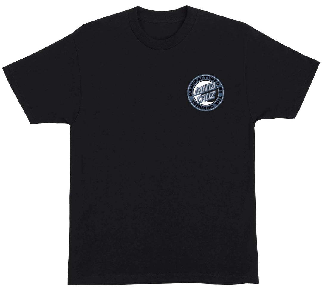 Santa Cruz Moon Dot Heavyweight Tee, Black