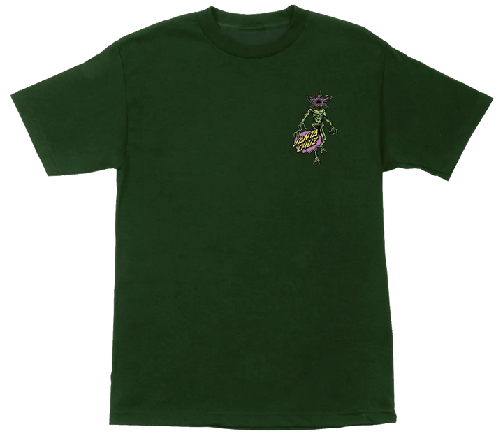 Santa Cruz x Stranger Things Demogorgon Dot Tee, Forest